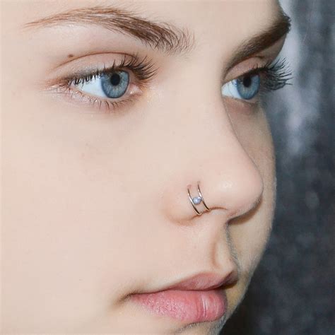 nostril piercing fake